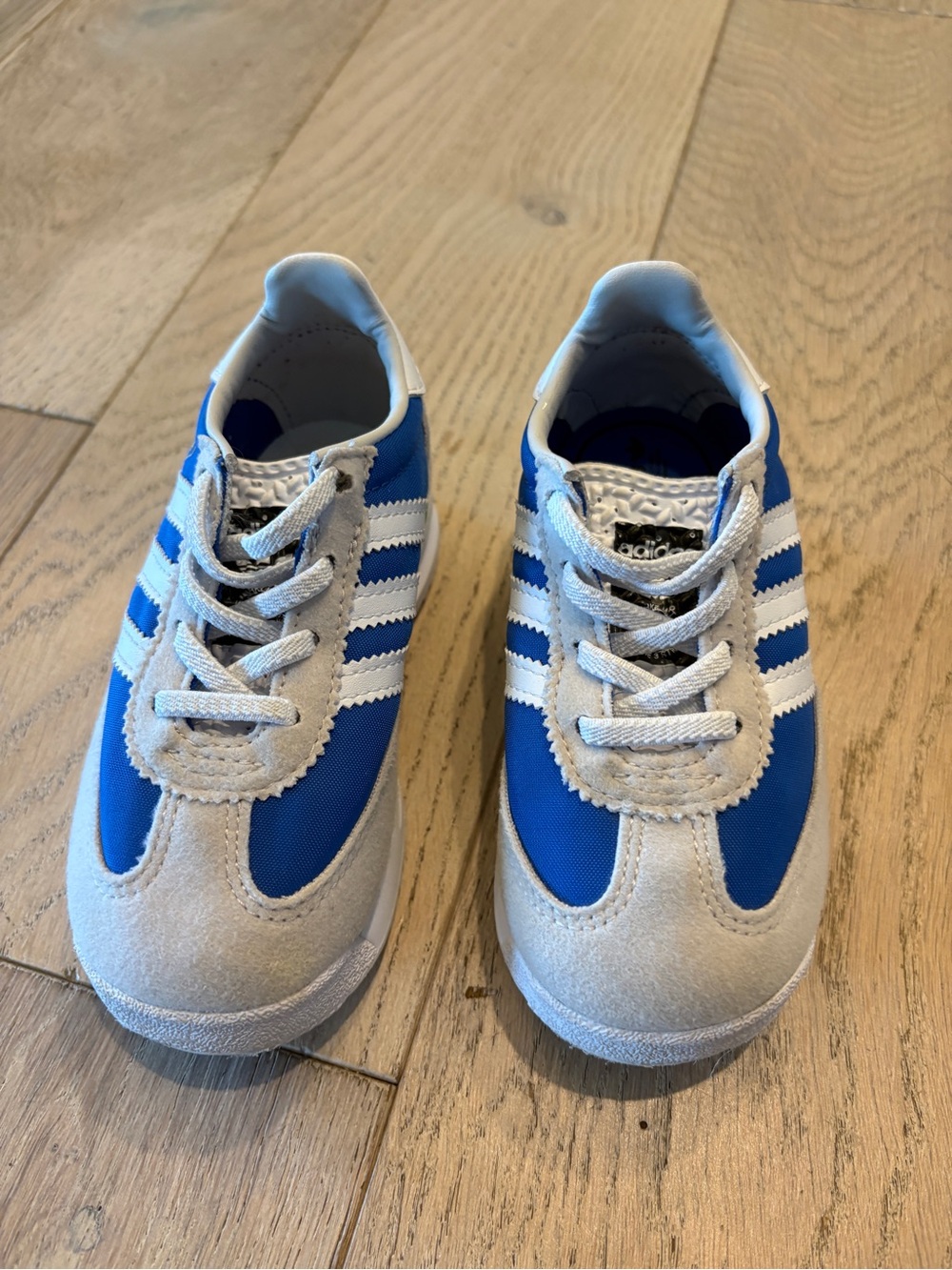 adidas SL 72 Toddler Sneakers – Blue/White – Size 7K